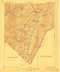 ORKNEY SPRINGS, WV-VA HISTORICAL MAP GEO