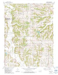 EASTON, KS HISTORICAL MAP GEOPDF 7.5X7.5