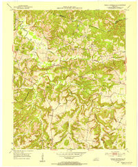 DAWSON SPRINGS SE, KY HISTORICAL MAP GEO