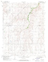 DUBUQUE, KS HISTORICAL MAP GEOPDF 7.5X7.