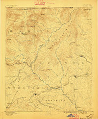 WALHALLA, SC-GA-NC HISTORICAL MAP GEOPDF