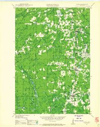 OGEMA, WI HISTORICAL MAP GEOPDF 15X15 GR