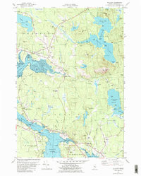SULLIVAN, ME HISTORICAL MAP GEOPDF 7.5X7