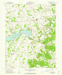 RAINSBORO, OH HISTORICAL MAP GEOPDF 7.5X