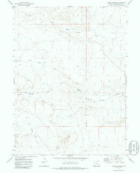 BARREL SPRINGS, WY HISTORICAL MAP GEOPDF