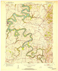 BRYANTSVILLE, KY HISTORICAL MAP GEOPDF 7