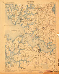 OXFORD, MD HISTORICAL MAP GEOPDF 15X15 G