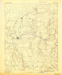 WARSAW, MO HISTORICAL MAP GEOPDF 30X30 G