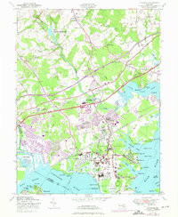 EDGEWOOD, MD HISTORICAL MAP GEOPDF 7.5X7