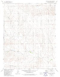 HARRIS DRAW EAST, KS HISTORICAL MAP GEOP