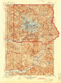 MOUNT RAINIER, WA HISTORICAL MAP GEOPDF