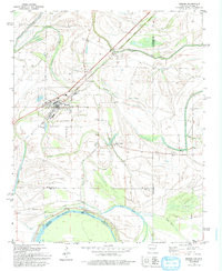 HUGHES, AR-MS HISTORICAL MAP GEOPDF 7.5X