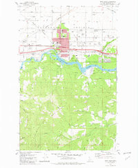 POST FALLS, ID HISTORICAL MAP GEOPDF 7.5