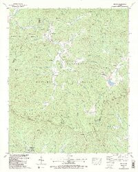 SUCHES, GA HISTORICAL MAP GEOPDF 7.5X7.5