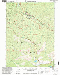 THOMPSON PEAK, CA HISTORICAL MAP GEOPDF