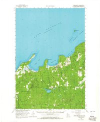 CORNUCOPIA, WI HISTORICAL MAP GEOPDF 15X