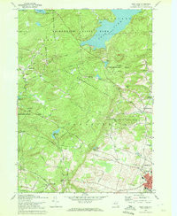 PECK LAKE, NY HISTORICAL MAP GEOPDF 7.5X