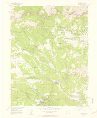 EVERGREEN, CO HISTORICAL MAP GEOPDF 7.5X