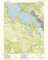CLEARLAKE HIGHLANDS, CA HISTORICAL MAP G