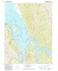 LAKE BERRYESSA, CA HISTORICAL MAP GEOPDF