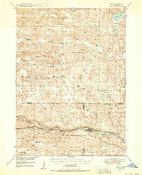 SENECA, NE HISTORICAL MAP GEOPDF 15X15 G