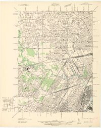 DEARBORN, MI HISTORICAL MAP GEOPDF 7.5X7