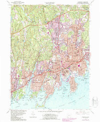 STAMFORD, CT HISTORICAL MAP GEOPDF 7.5X7