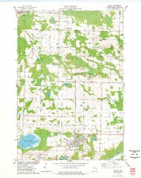 GILLETT, WI HISTORICAL MAP GEOPDF 7.5X7.