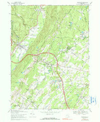 WURTSBORO, NY HISTORICAL MAP GEOPDF 7.5X
