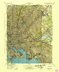 BALTIMORE EAST, MD HISTORICAL MAP GEOPDF