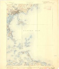 BOSTON BAY, MA HISTORICAL MAP GEOPDF 15X