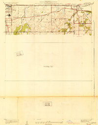 DYER, IN-IL HISTORICAL MAP GEOPDF 7.5X7.