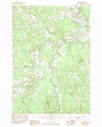 MERCER, ME HISTORICAL MAP GEOPDF 7.5X7.5