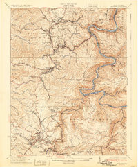 BECKLEY, WV HISTORICAL MAP GEOPDF 15X15
