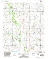 WALTERS NE, OK HISTORICAL MAP GEOPDF 7.5
