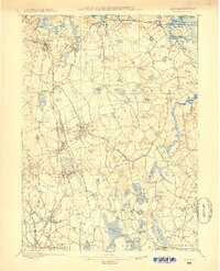 ABINGTON, MA HISTORICAL MAP GEOPDF 15X15