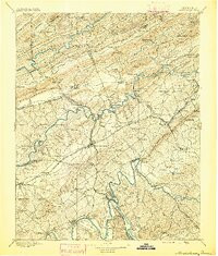 MORRISTOWN, TN HISTORICAL MAP GEOPDF 30X