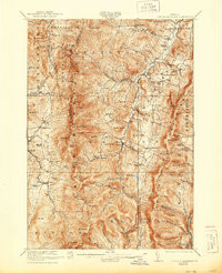 LINCOLN MOUNTAIN, VT HISTORICAL MAP GEOP