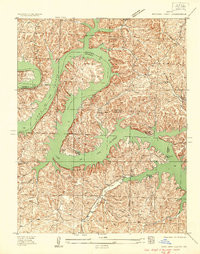 BOLLINGER CREEK, MO HISTORICAL MAP GEOPD