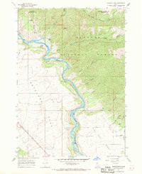 WHEATON MOUNTAIN, ID HISTORICAL MAP GEOP