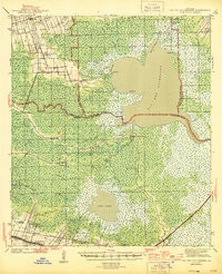 LAC DES ALLEMANDS, LA HISTORICAL MAP GEO