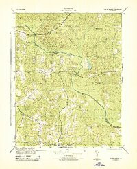 MANNBORO, VA HISTORICAL MAP GEOPDF 7.5X7