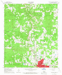 MONTICELLO NORTH, AR HISTORICAL MAP GEOP