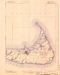 NANTUCKET, MA HISTORICAL MAP GEOPDF 15X1