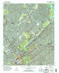 SANDY SPRINGS, GA HISTORICAL MAP GEOPDF