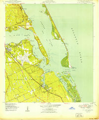 SAINT LUCIE INLET, FL HISTORICAL MAP GEO
