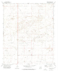 MILNESAND, NM HISTORICAL MAP GEOPDF 7.5X