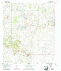 OPLIN, TX HISTORICAL MAP GEOPDF 7.5X7.5
