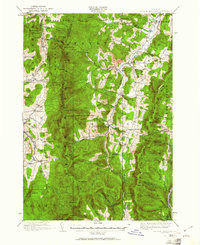 LINCOLN MOUNTAIN, VT HISTORICAL MAP GEOP