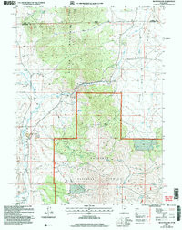 BUCK HOLLOW, UT-ID HISTORICAL MAP GEOPDF